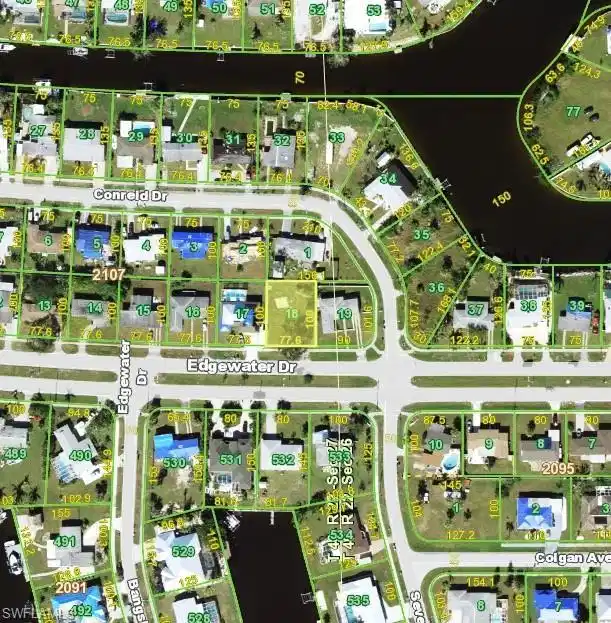 Image 1: Map of property location with property parcel outlined
