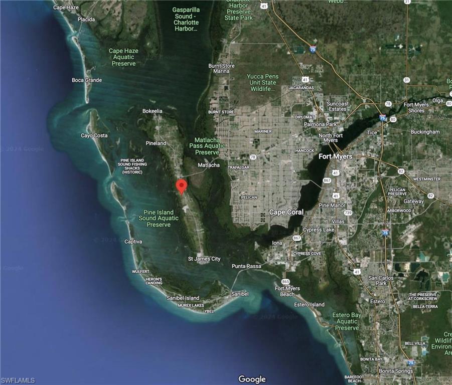 Image 3: Aerial map of property and surrounding area