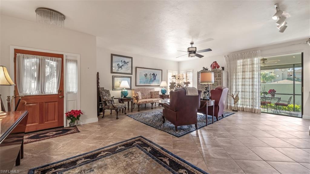 Image 3: Living room with baseboards