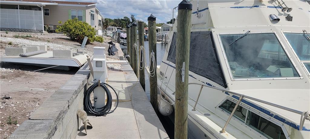 Image 1: Cement Dock and retaining wall 3 years old