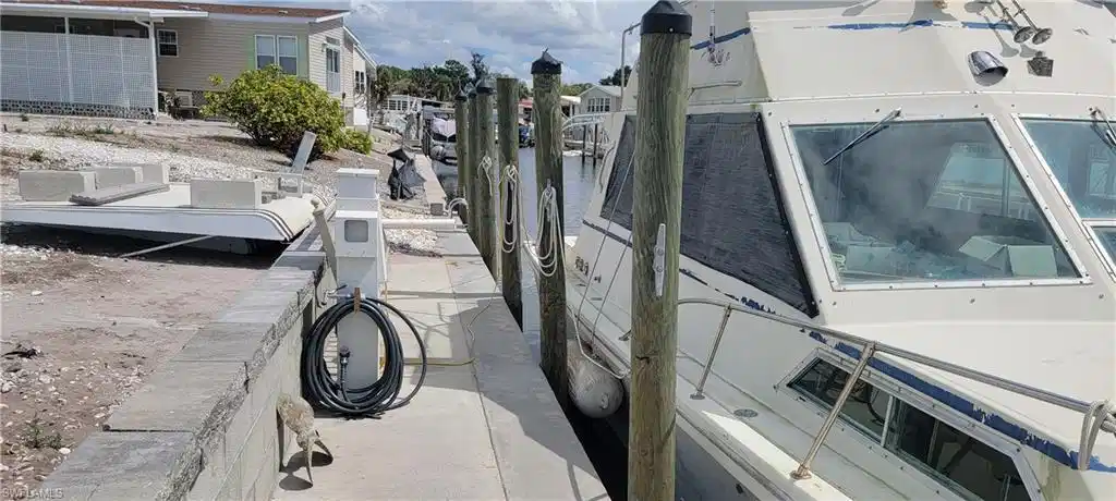 Image 1: Cement Dock and retaining wall 3 years old