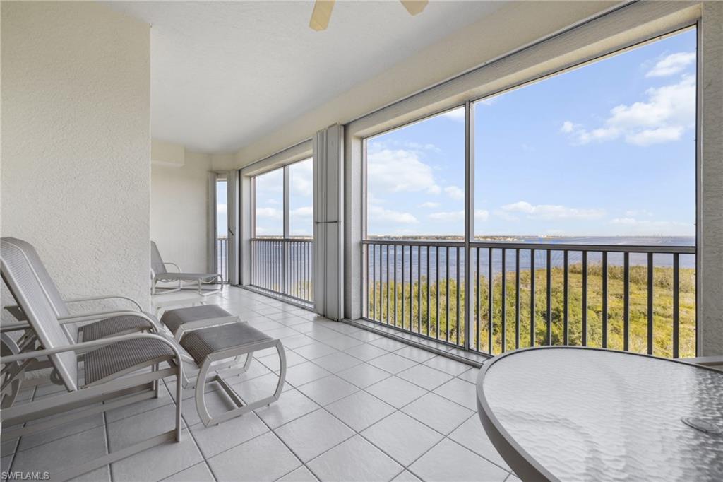 Image 1: Beautiful view of the Caloosahatchee River from your oversized lanai
