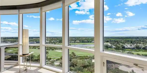 Image 3: This home features 360 degree views of both the gulf and the golf....