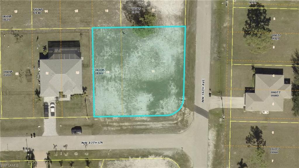 Image 2: Aerial map of property and surrounding area with property boundaries highlighted