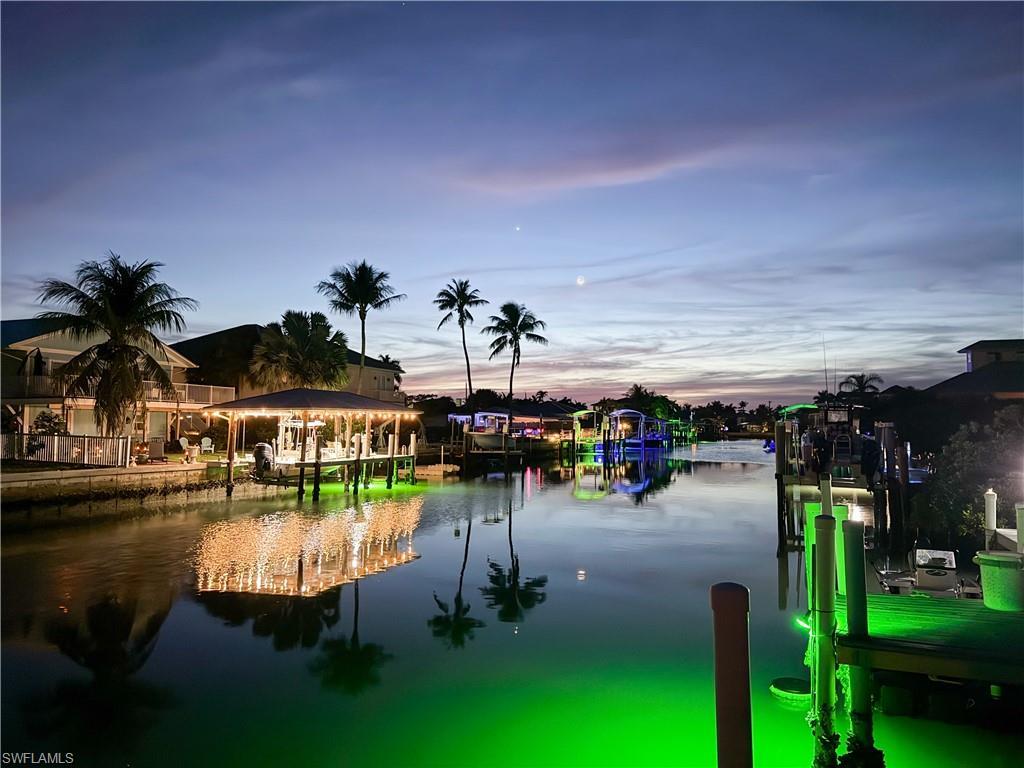 Image 4: Night view of canal and snook lights