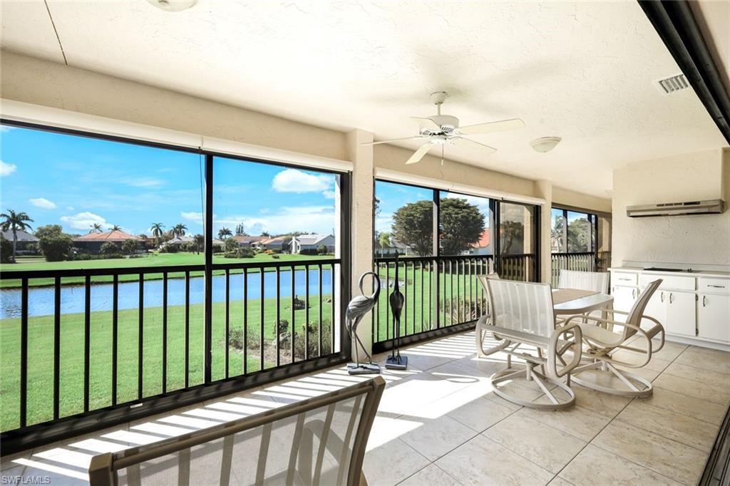 Image 2: Tiled Lanai, Gorgeous Rear Western Views of the Bear Golf Course and Lake