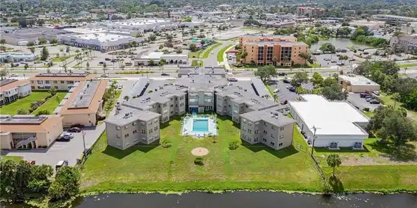 Image 2: Drone / aerial view of a nearby body of water
