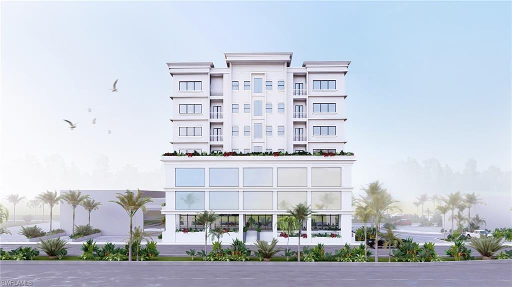 Image 1: View of apartment building / complex