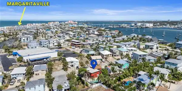 Image 3: Entertainment district nearby. Drone / aerial view  - Virtually Edited Exterior Image
