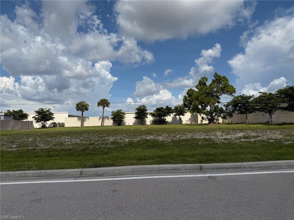 Image 2: View of asphalt street featuring curbs