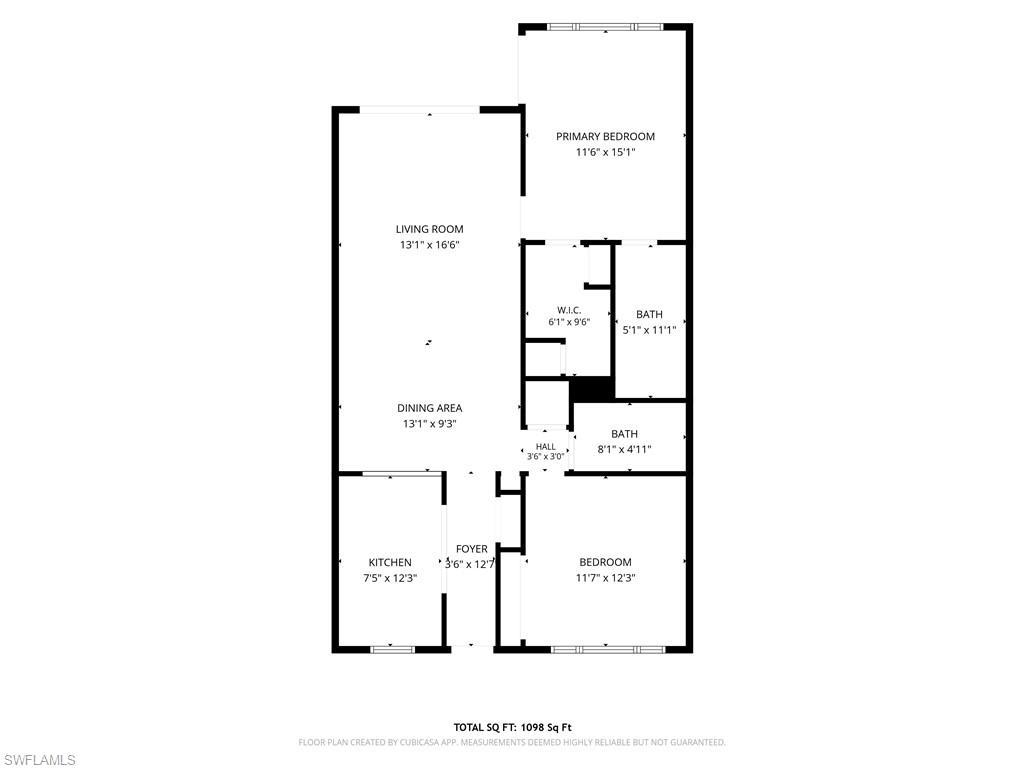 Image 2: Floor Plan, a blank canvas to make it your own!