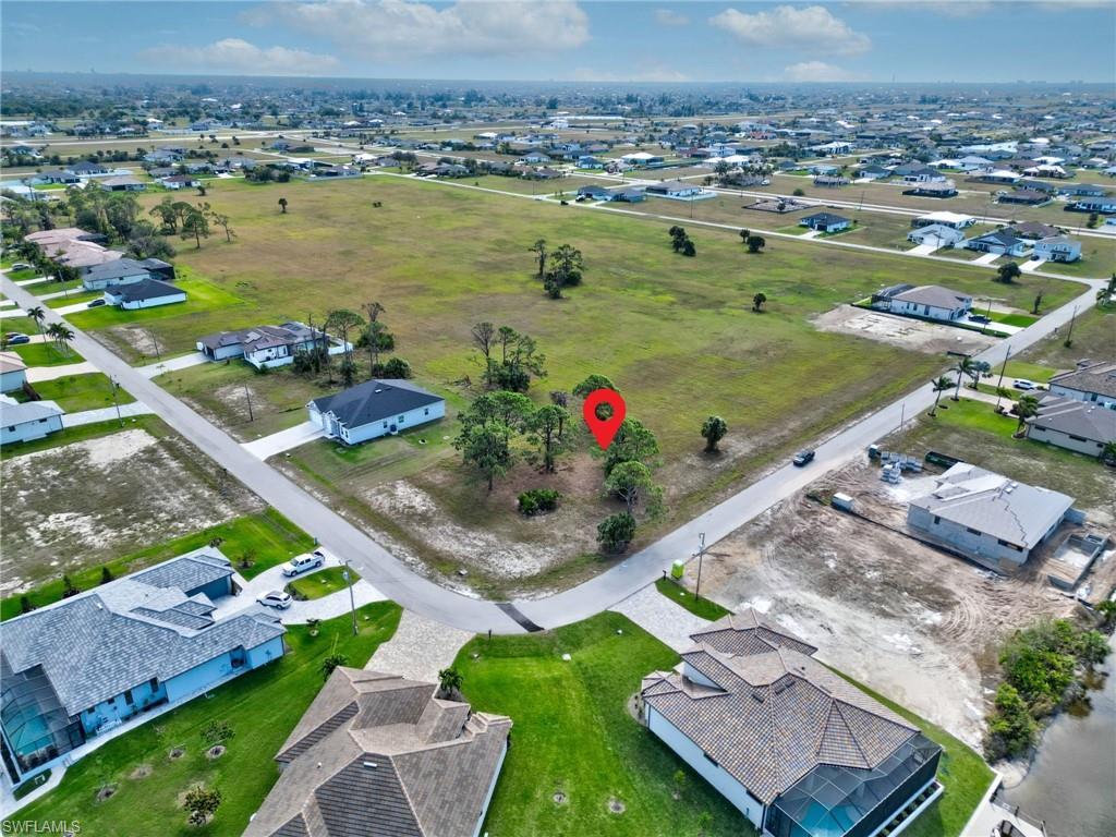 Image 2: Aerial perspective of suburban area