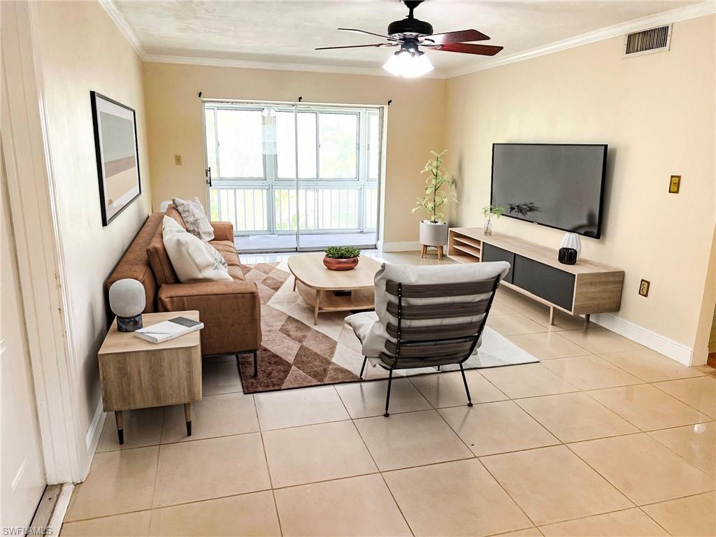 Image 3: Virtually staged photo of Living Room/Great Room