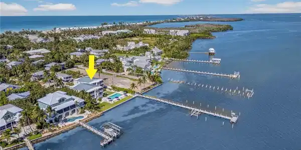 Image 2: Drone / aerial view of a nearby body of water