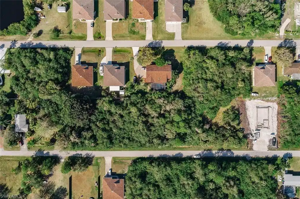 Image 1: Aerial view of residential area