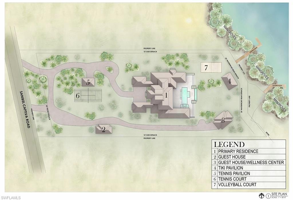 Image 2: New Construction Site Plan for Combined 5 Acre Parcel