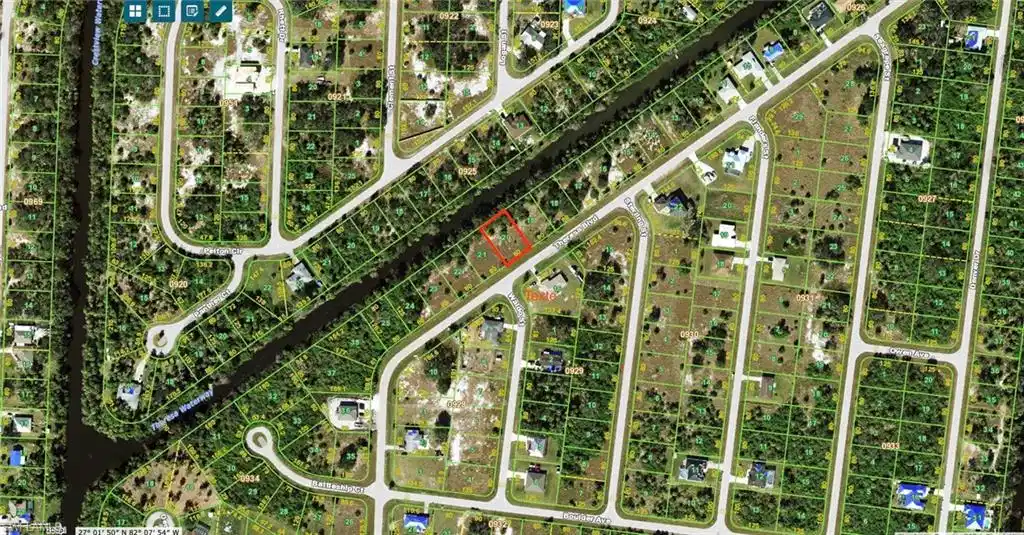 Image 1: Aerial map of property and surrounding area