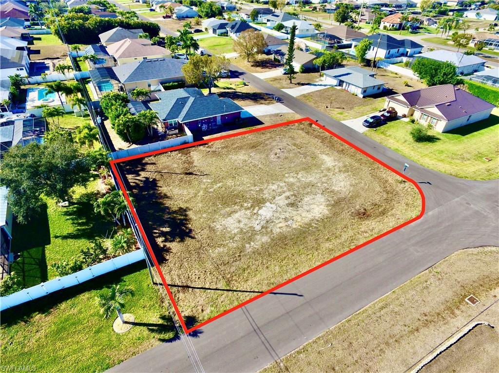 Image 3: Aerial perspective of suburban area with property boundaries highlighted