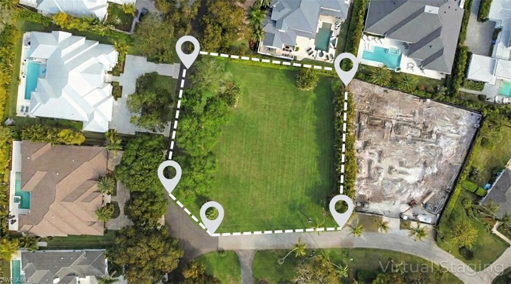 Image 3: Aerial perspective of suburban area