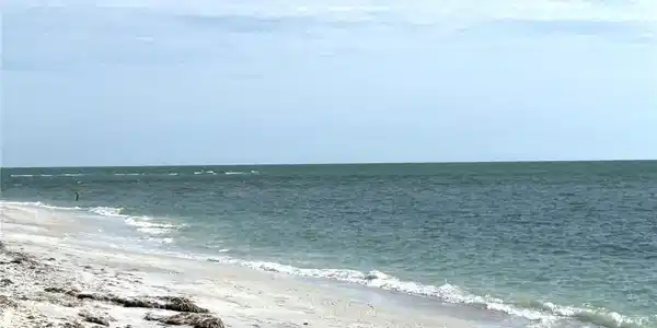 Image 3: View from the House to the Right Down the Beach