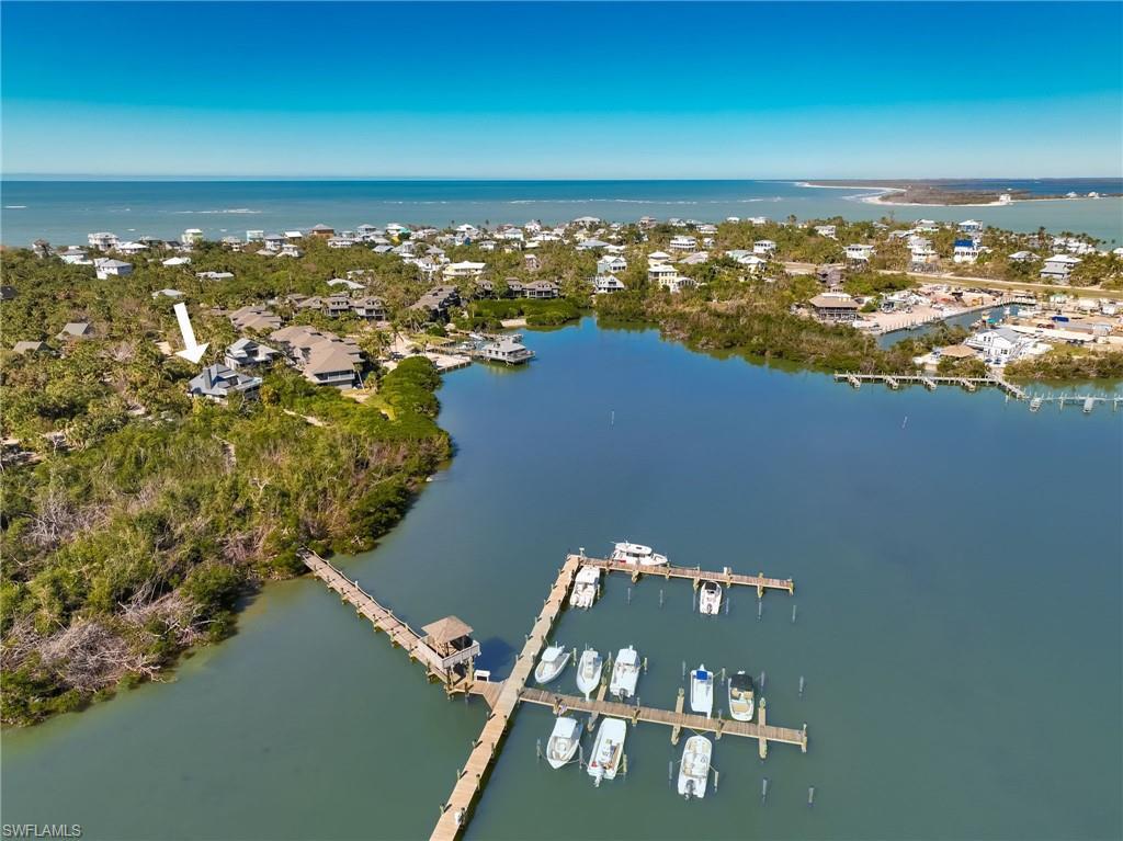 Image 4: Drone / aerial view with a water view
