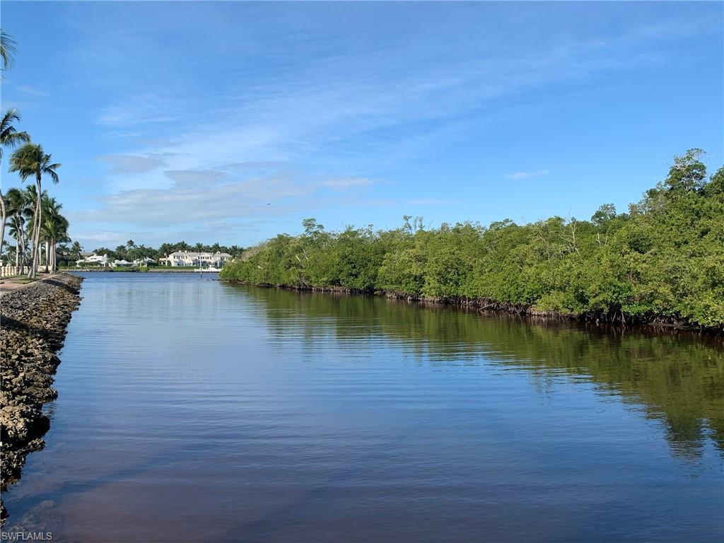 Image 3: Waterfront property featuring extensive natural landscaping along the waterway