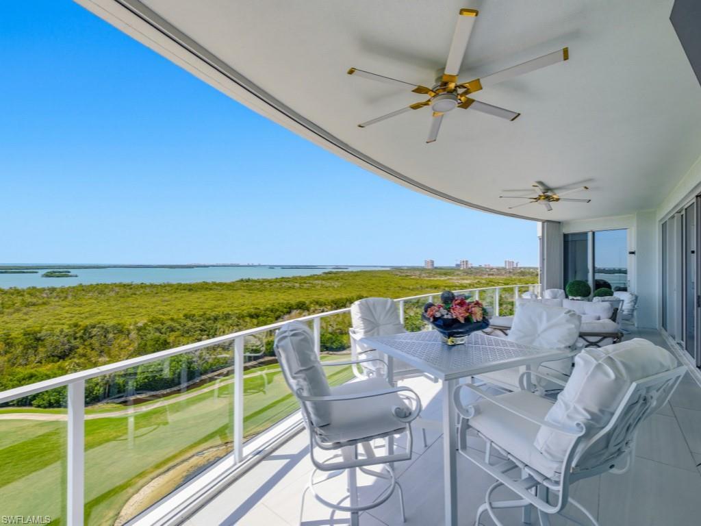 Image 4: Open Balcony with amazing Gulf of Mexico & Estero Bay views  - Electric Hurricane Shutters