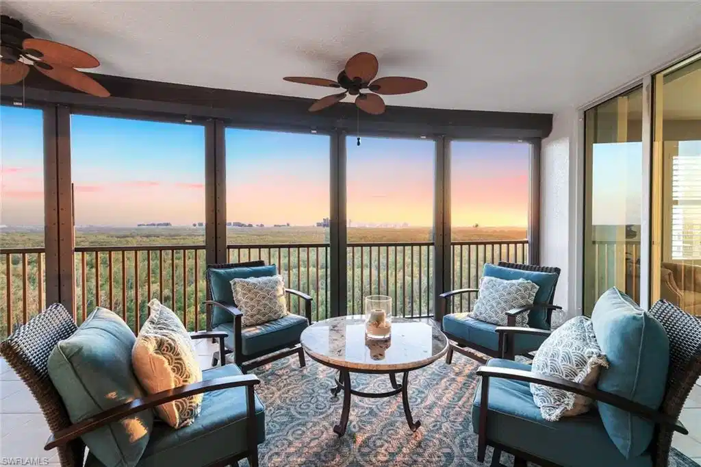 Image 1: Gorgeous sunset views from your wrap around corner lanai.