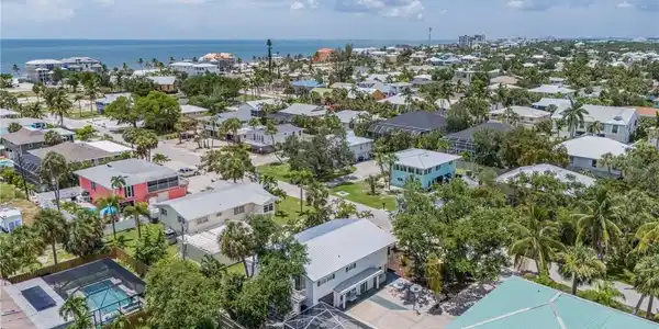 Image 2: Drone / aerial view with a water view