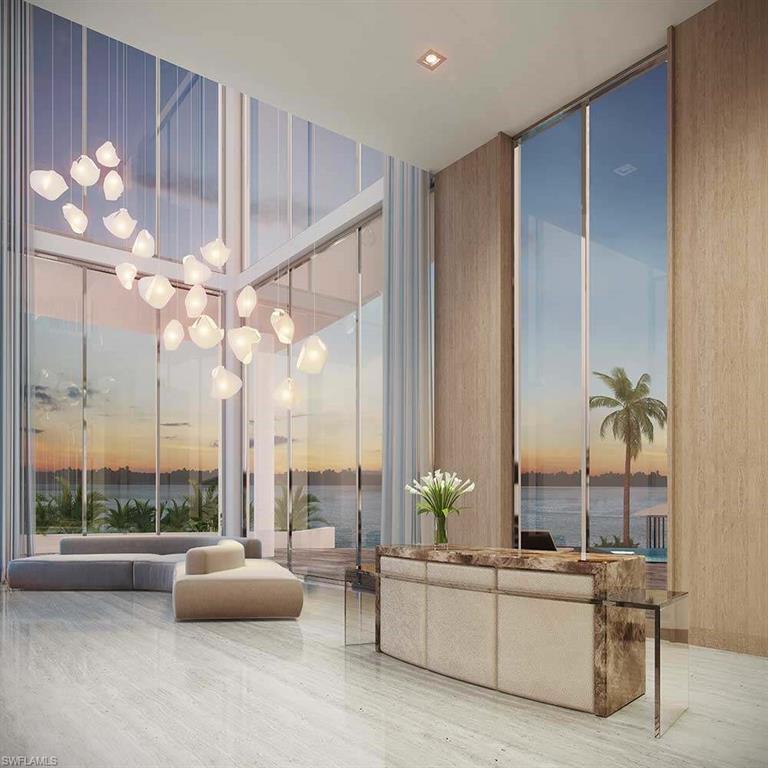 Image 4: Community lobby with a water view