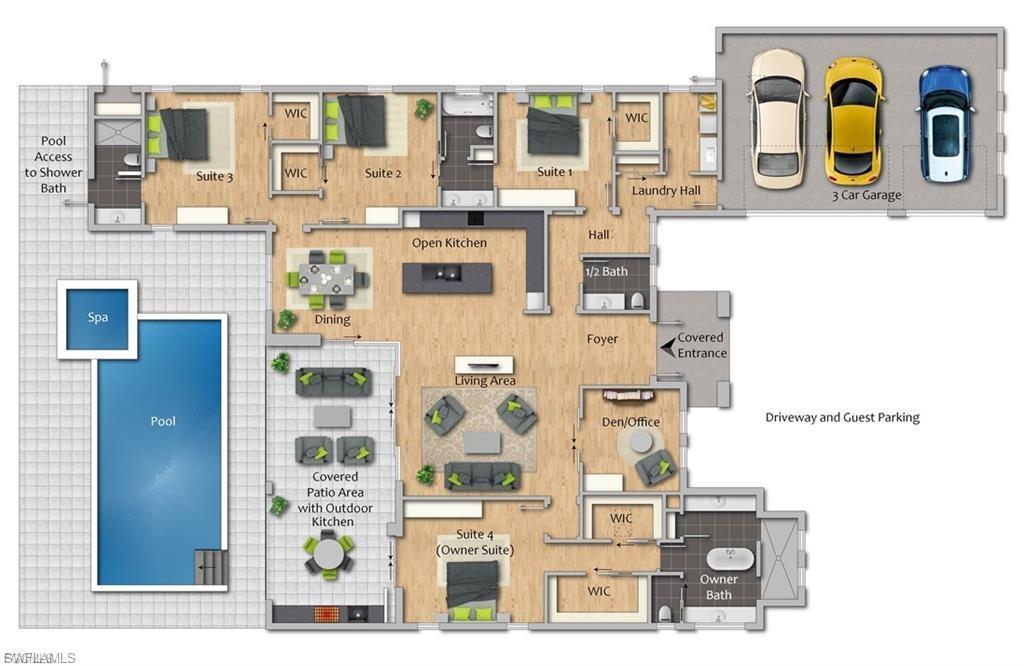 Image 3: This is a concept design only and this does not accurately describe the current condition of the property.