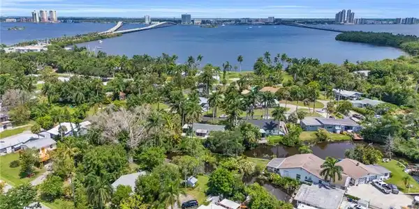 Image 4: Birds eye view of property featuring a water view