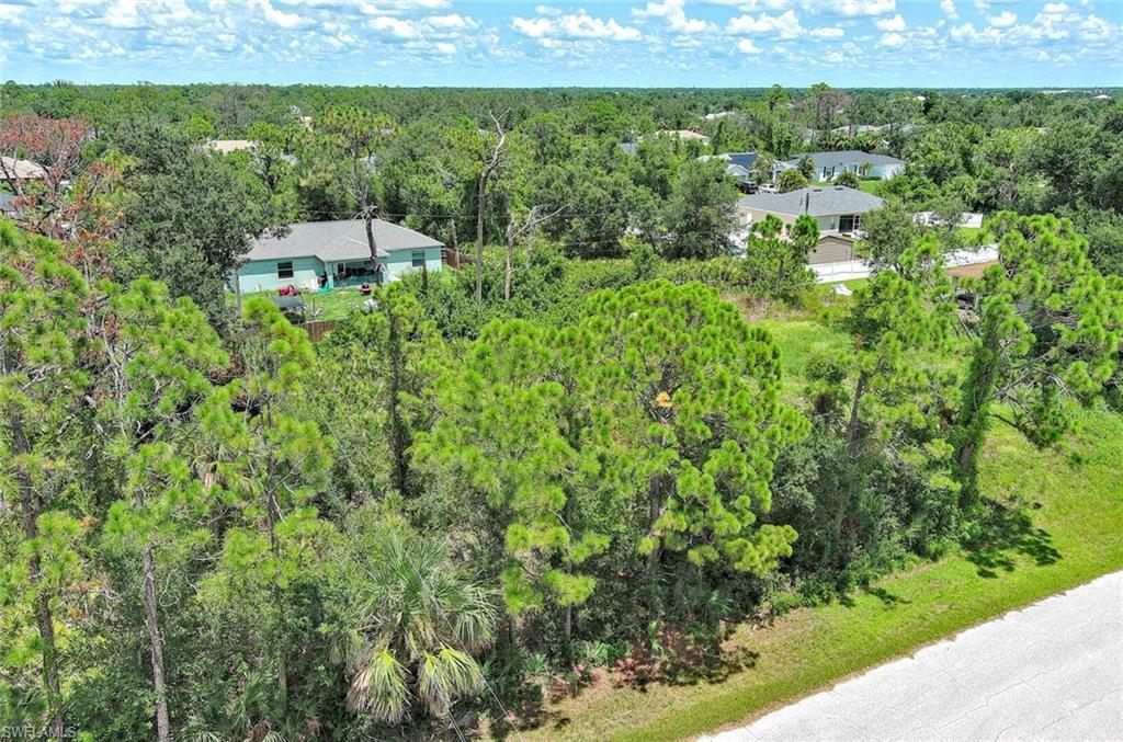 Image 1: View of subject property featuring a heavily wooded area