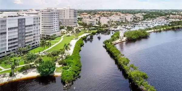Image 3: Aerial view of a large body of water