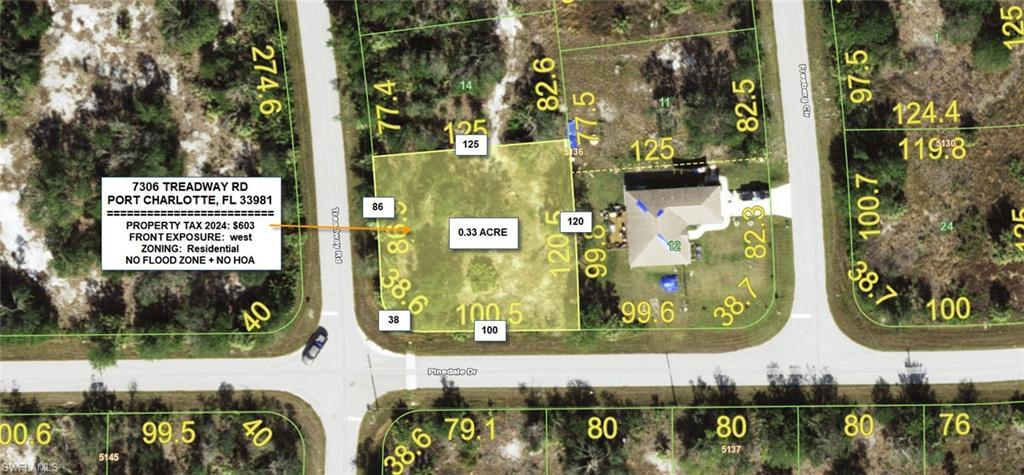 Image 1: Map of property location with property parcel outlined