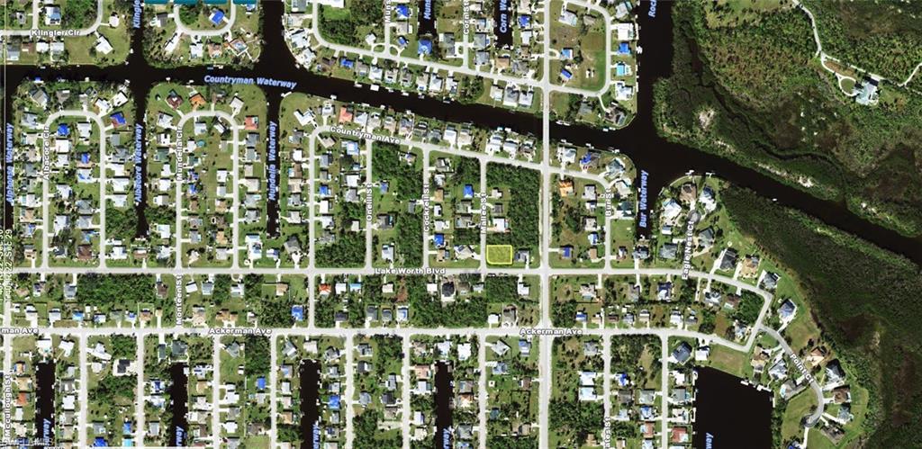 Image 2: Aerial map of property and surrounding area