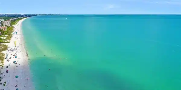 Image 3: Drone / aerial view of extended coastline