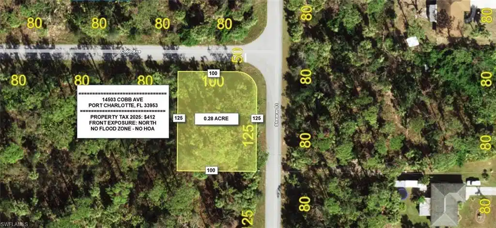 Image 1: Map / location with property boundaries highlighted