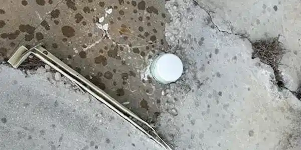 Image 4: View of sewer line