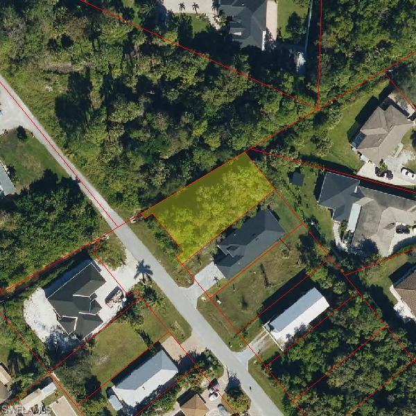 Image 1: View of property location featuring property parcel outlined