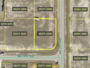 Image 2: Aerial map of property and surrounding area with property boundaries highlighted