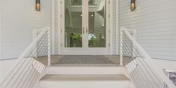 Image 4: Stairs with french doors