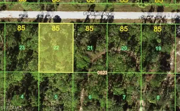 Image 1: Aerial map of property and surrounding area