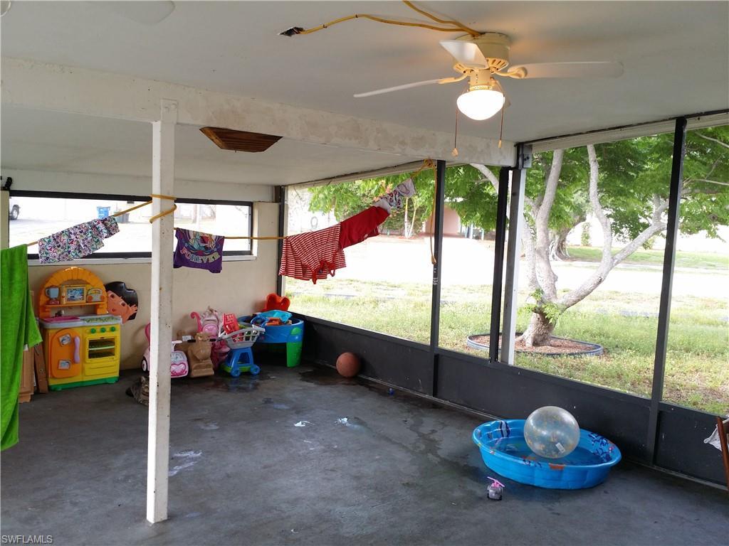 Image 3: Unfurnished sunroom featuring ceiling fan