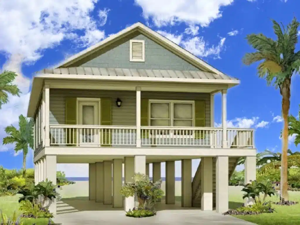 Image 1: Suggested elevated beach house