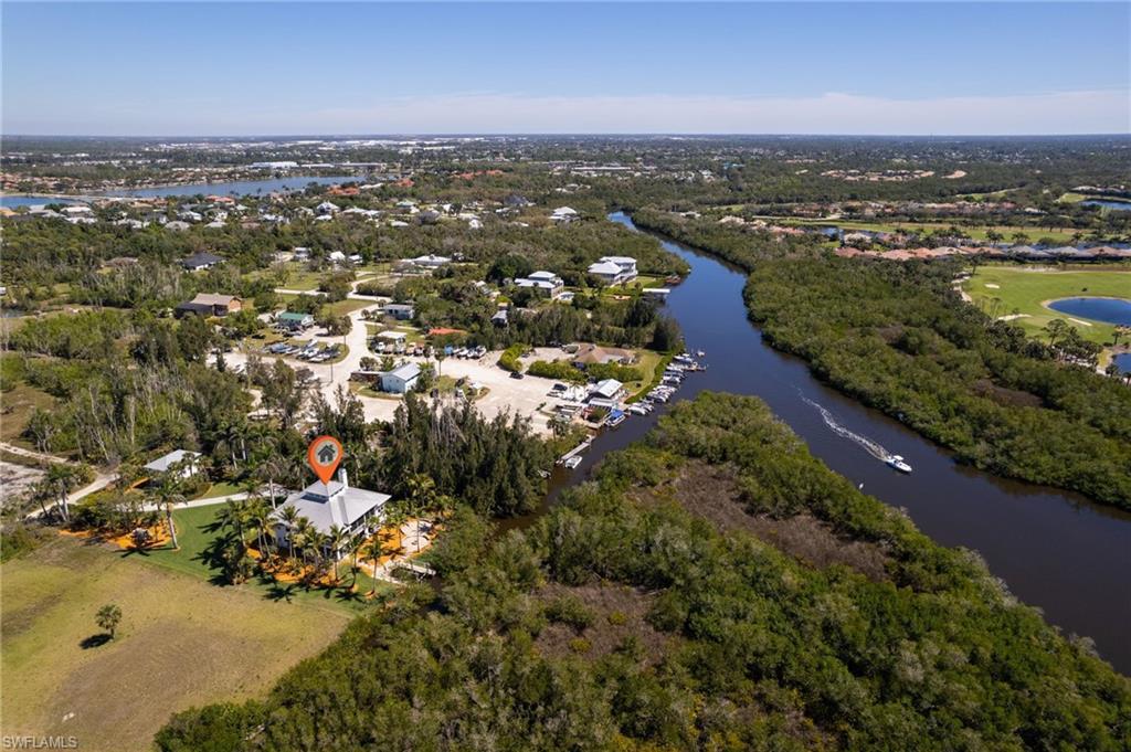 Image 4: Bird's eye view showing waterway to the Gulf