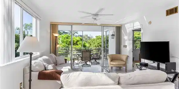 Image 4: Enjoy the southwesterly preserve view, even from the couch!