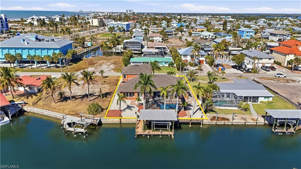 Image 2: Drone / aerial view of a large body of water - Virtually Edited Image