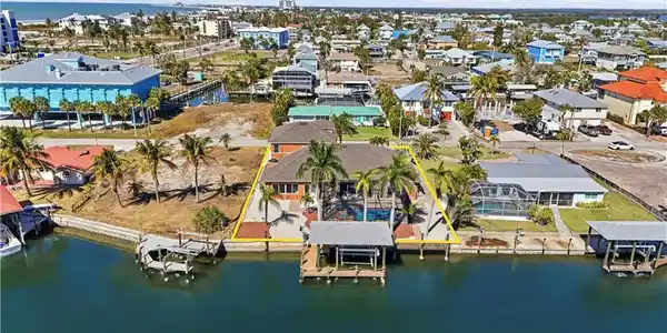 Image 2: Drone / aerial view of a large body of water - Virtually Edited Image