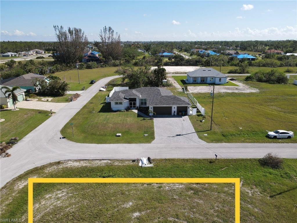 Image 2: Aerial perspective of suburban area
